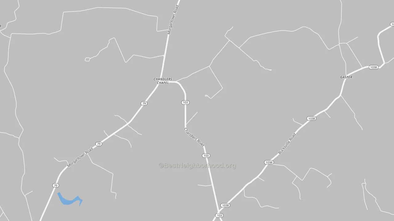 Transit Grade map of Chandlers Chapel, KY
