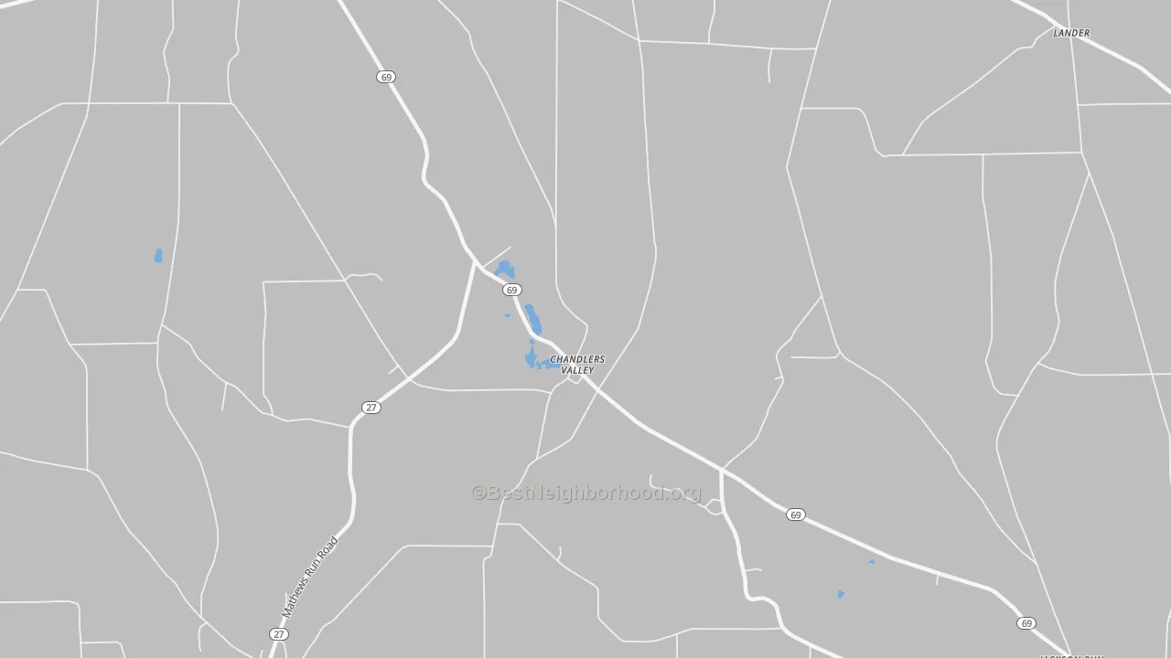 Transit Grade map of Chandlers Valley, PA