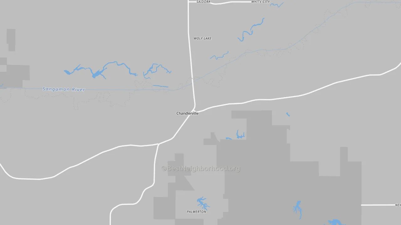 Transit Grade map of Chandlerville, IL