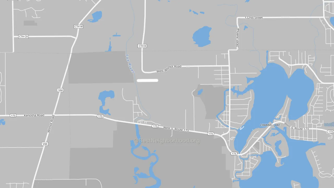 Transit Grade map of Channel Lake, IL
