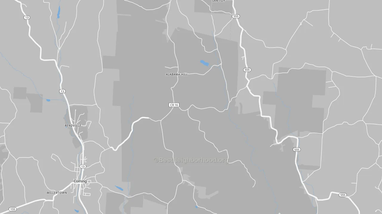 Transit Grade map of Chapel Hill, OH