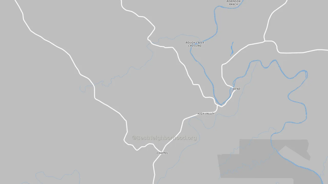 Transit Grade map of Chappel, TX