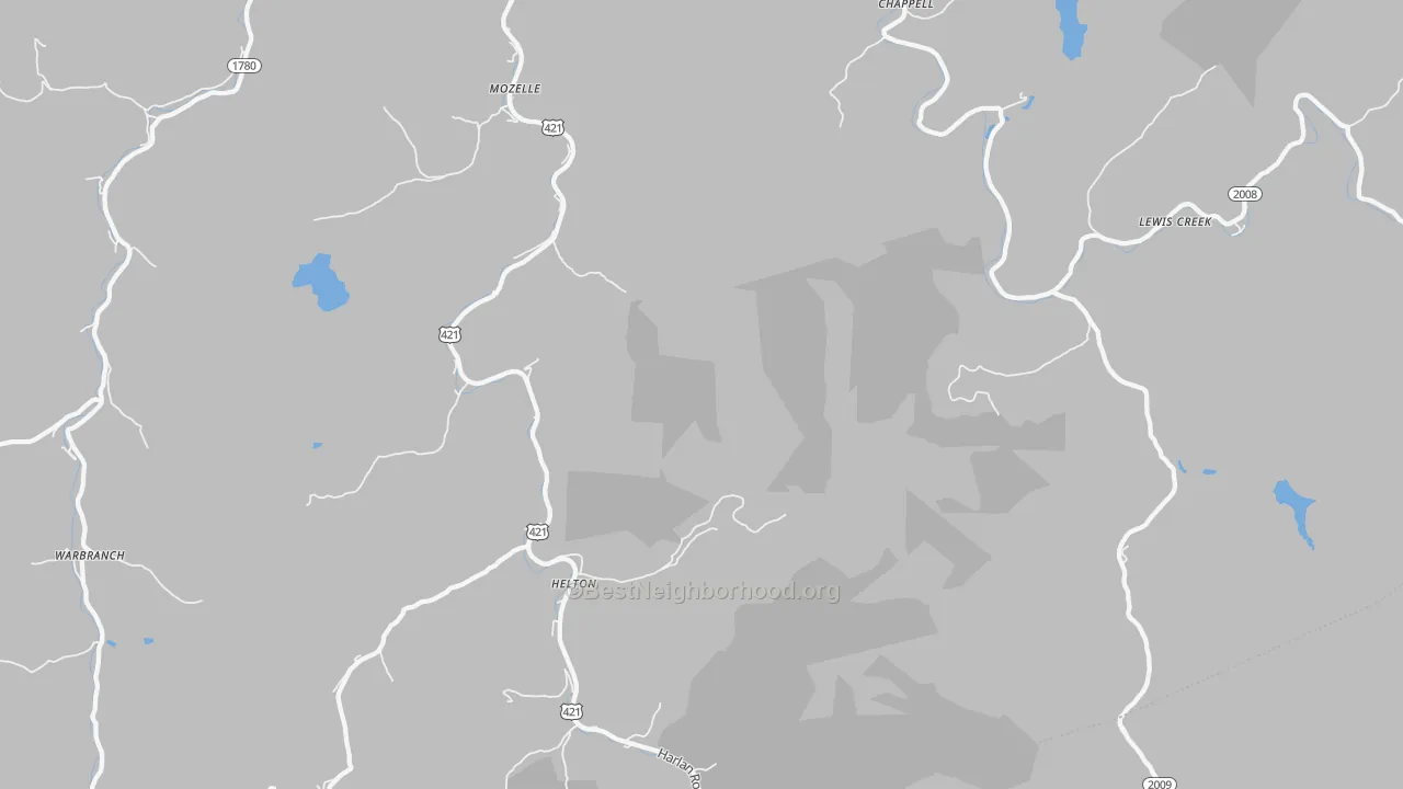 Transit Grade map of Chappell, KY