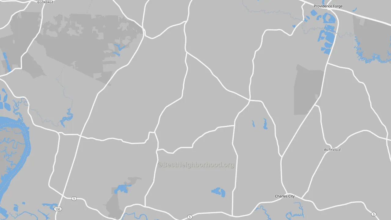 Transit Grade map of Charles City, VA