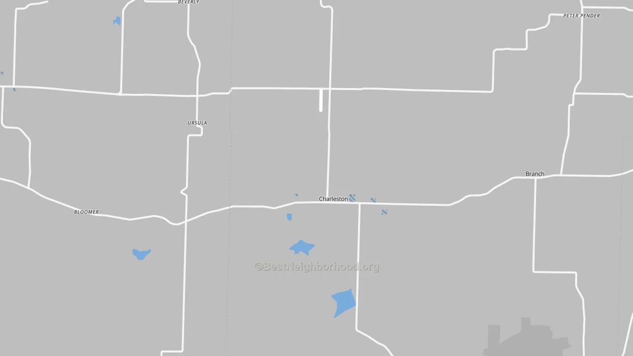 Transit Grade map of Charleston, AR