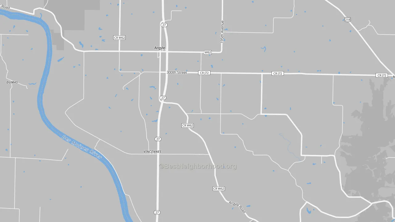 Transit Grade map of Charleston, IA