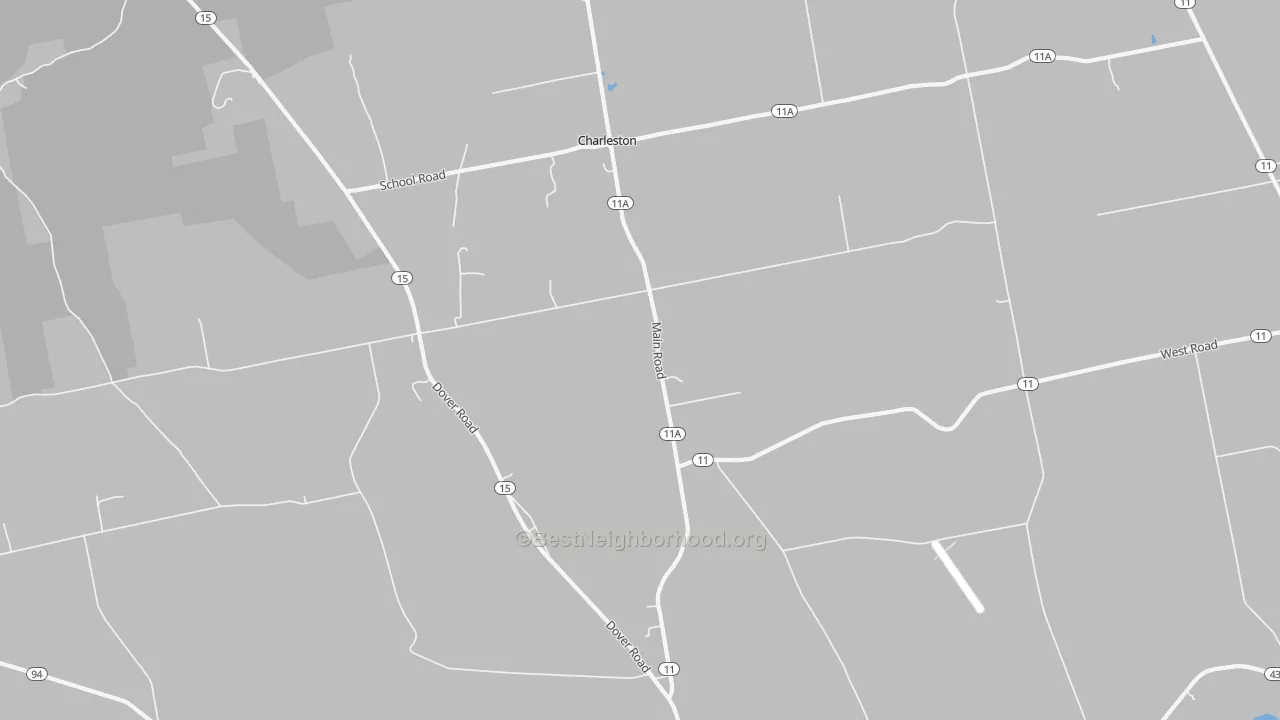 Transit Grade map of Charleston, ME