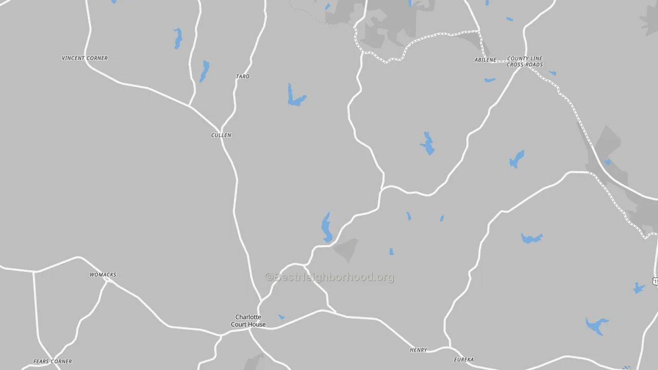 Transit Grade map of Charlotte Court House, VA