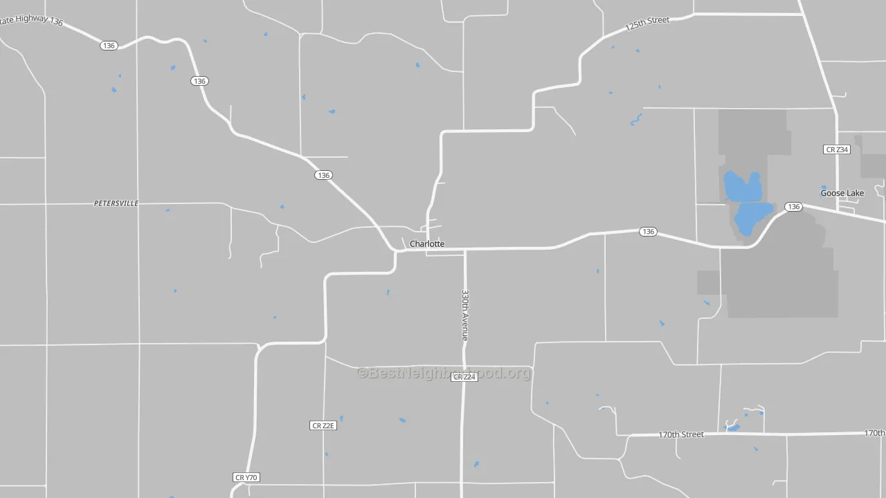 Transit Grade map of Charlotte, IA