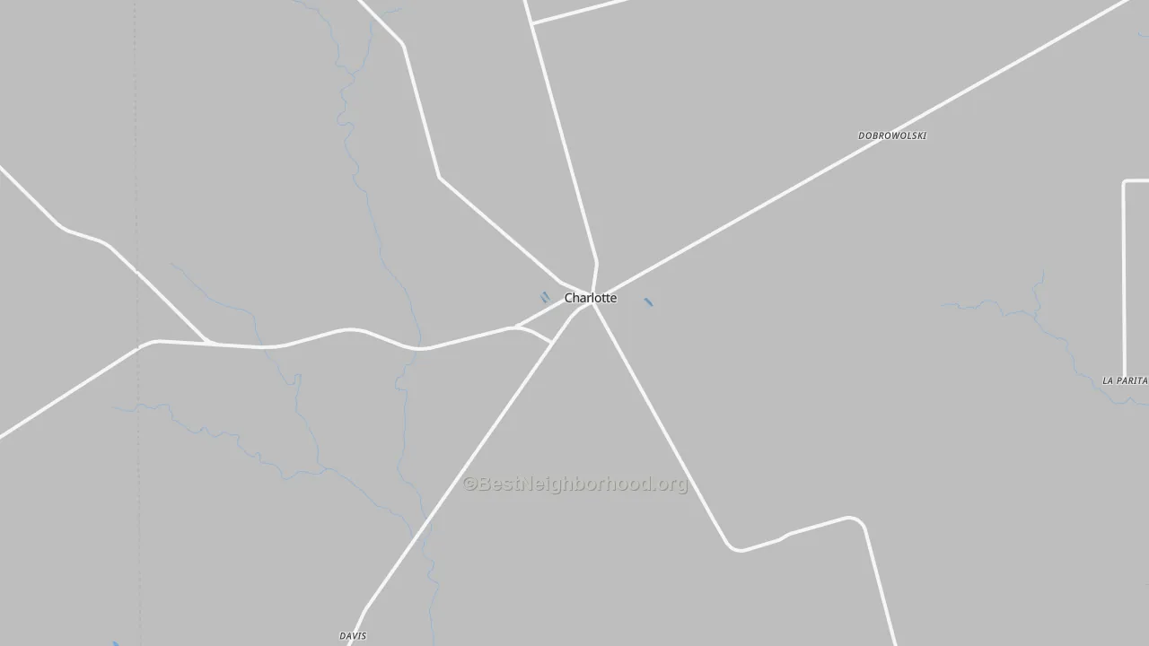 Transit Grade map of Charlotte, TX