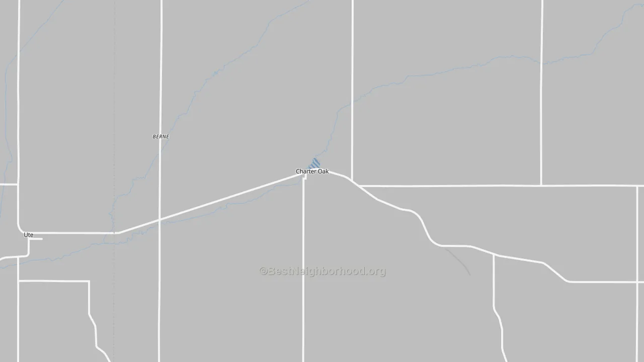 Transit Grade map of Charter Oak, IA