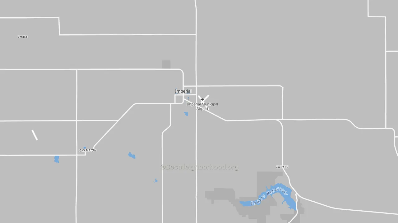 Transit Grade map of Chase County, NE