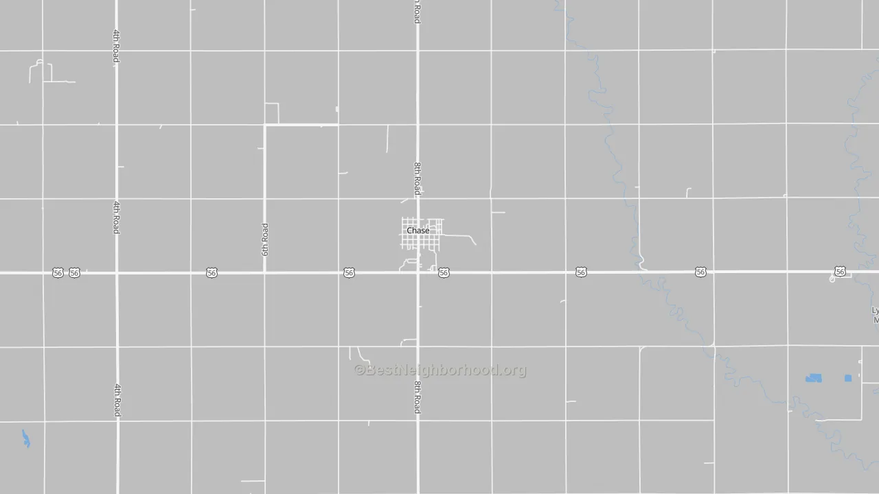 Transit Grade map of Chase, KS