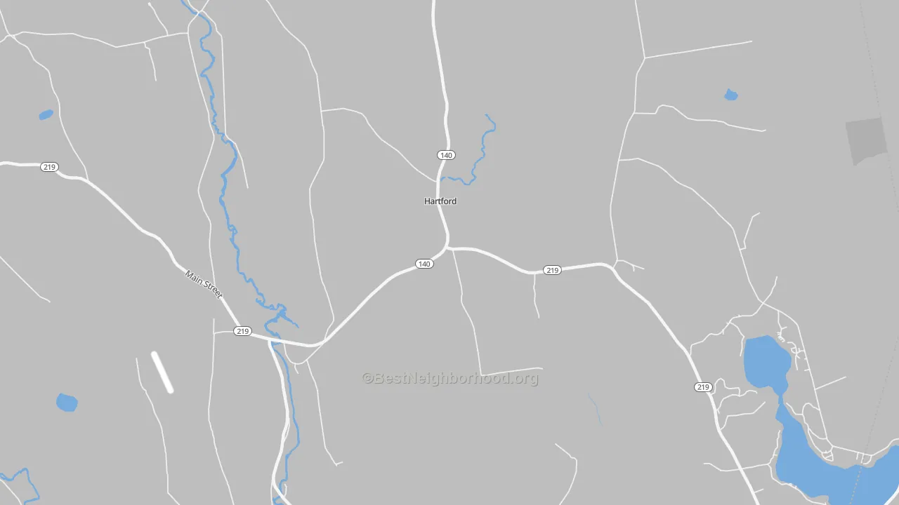 Transit Grade map of Chase Mills, ME