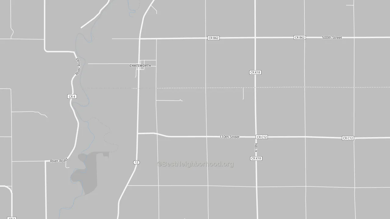 Transit Grade map of Chatsworth, IA