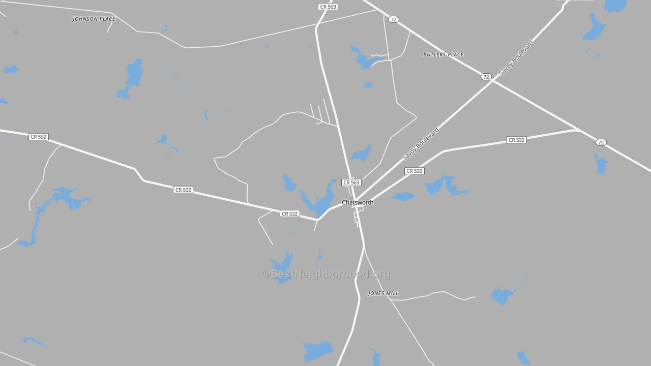 Transit Grade map of Chatsworth, NJ