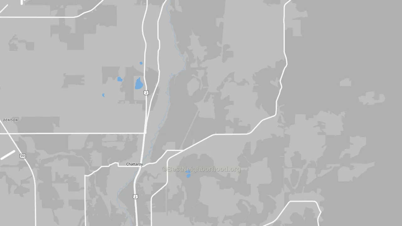 Transit Grade map of Chattaroy, WA