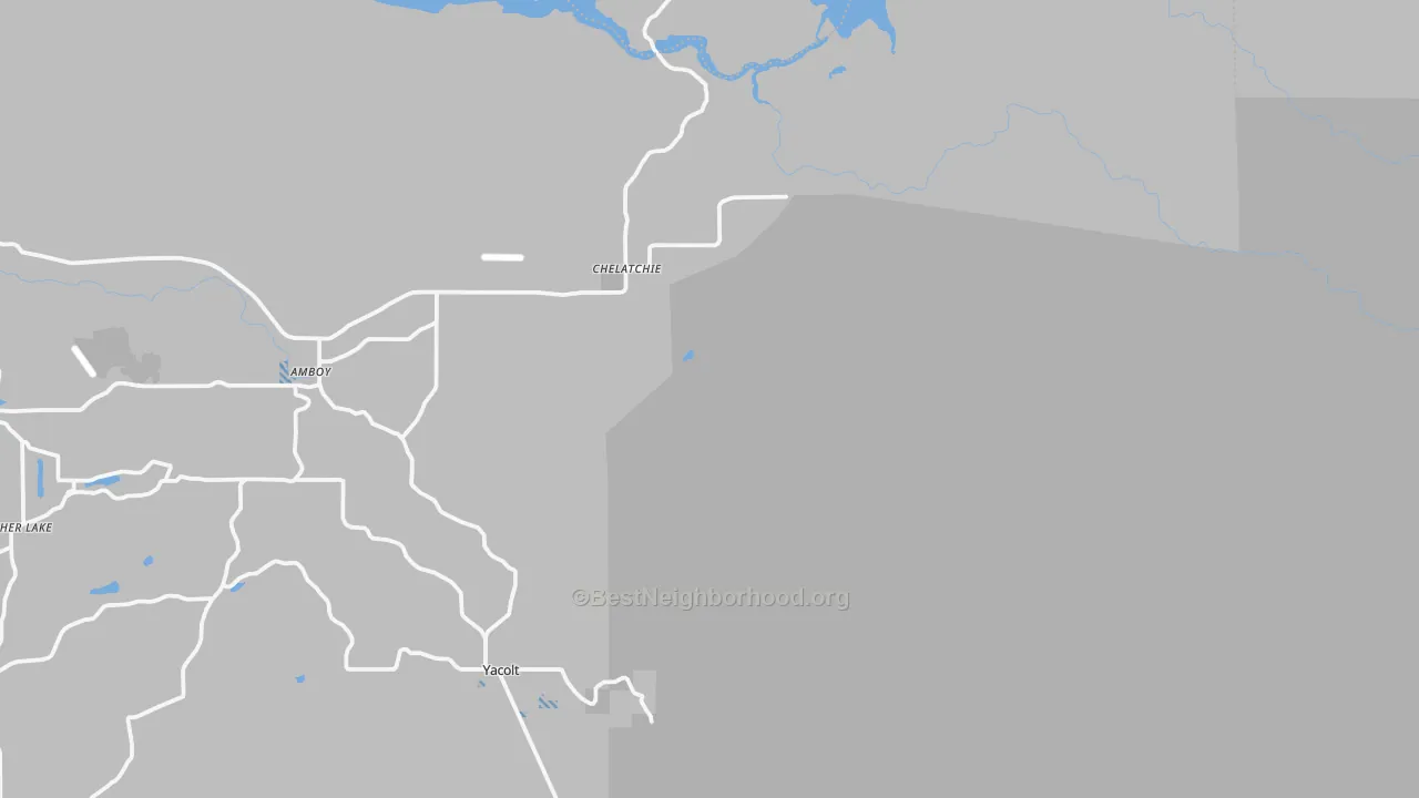 Transit Grade map of Chelatchie, WA