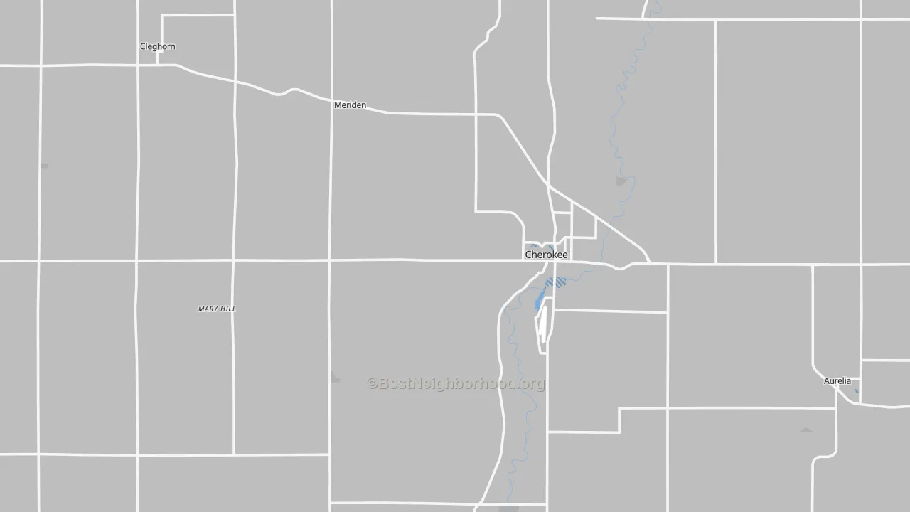 Transit Grade map of Cherokee County, IA
