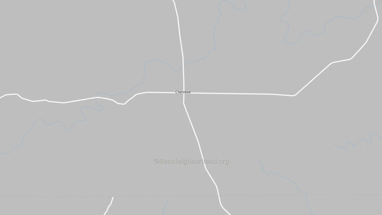 Transit Grade map of Cherokee, TX