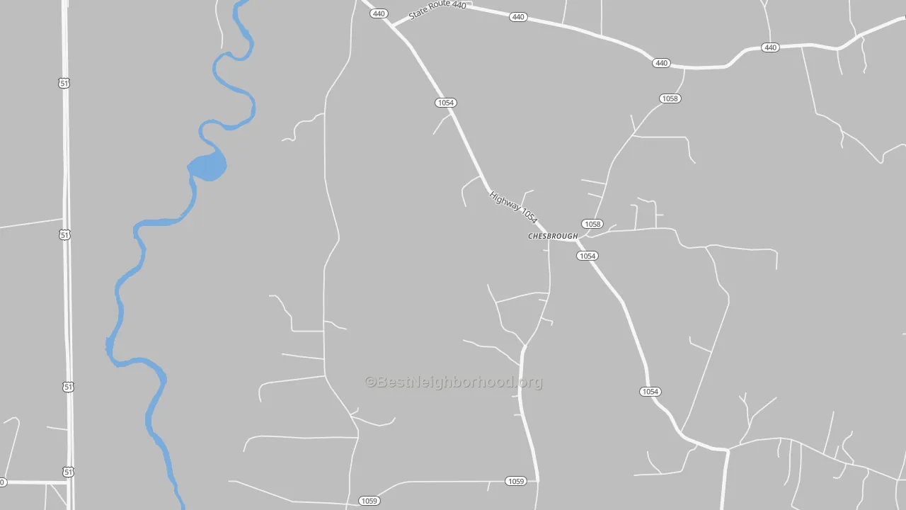 Transit Grade map of Chesbrough, LA