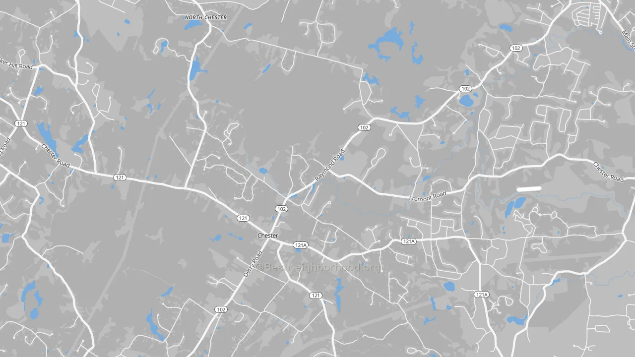 Transit Grade map of Chester, NH