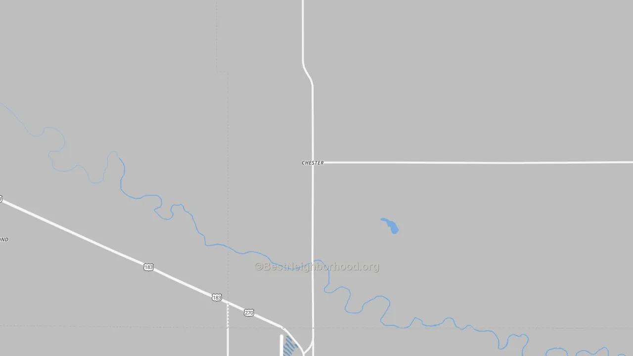 Transit Grade map of Chester, OK