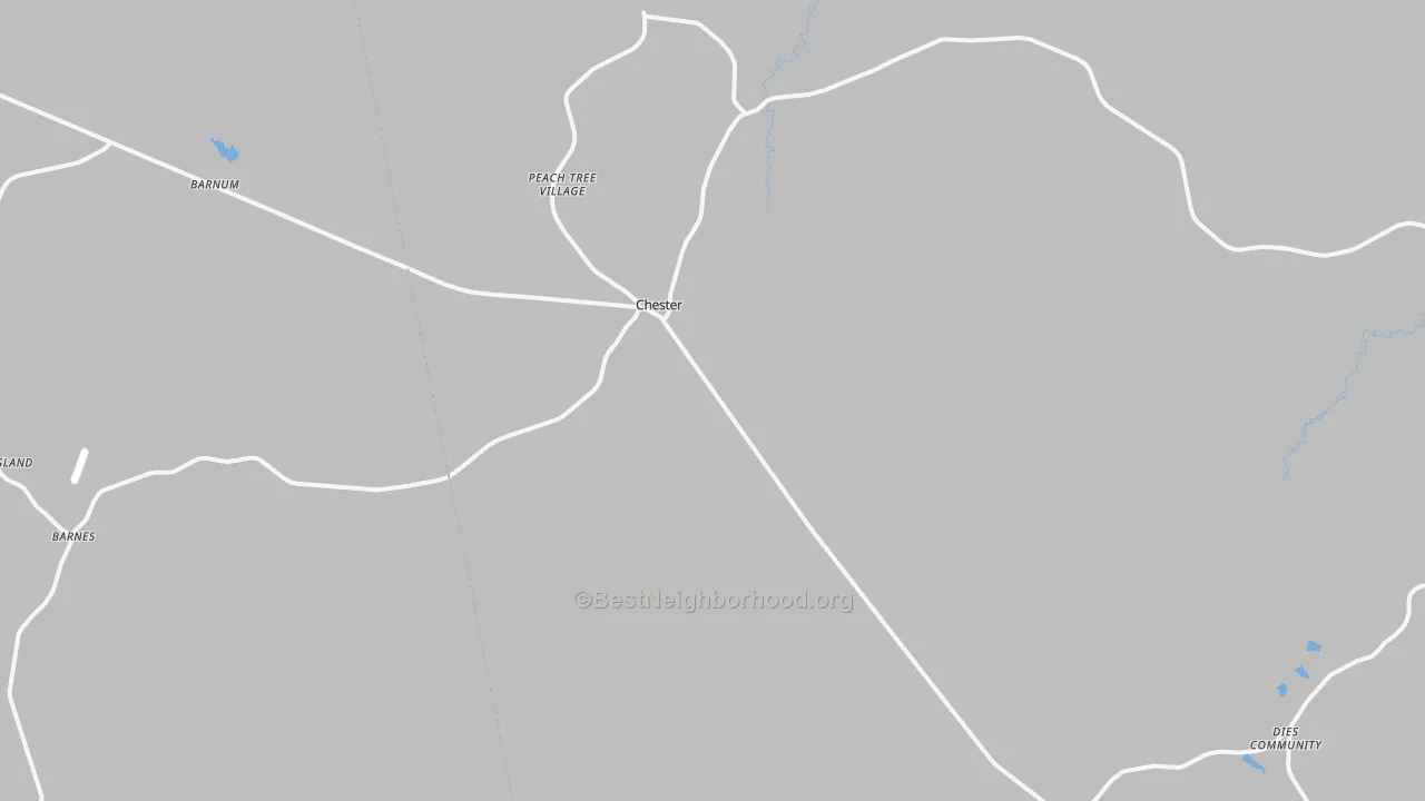 Transit Grade map of Chester, TX