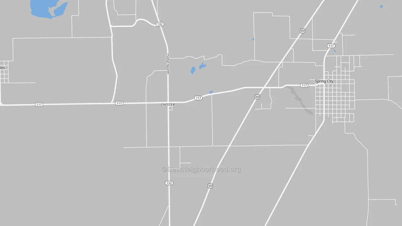 Transit Grade map of Chester, UT