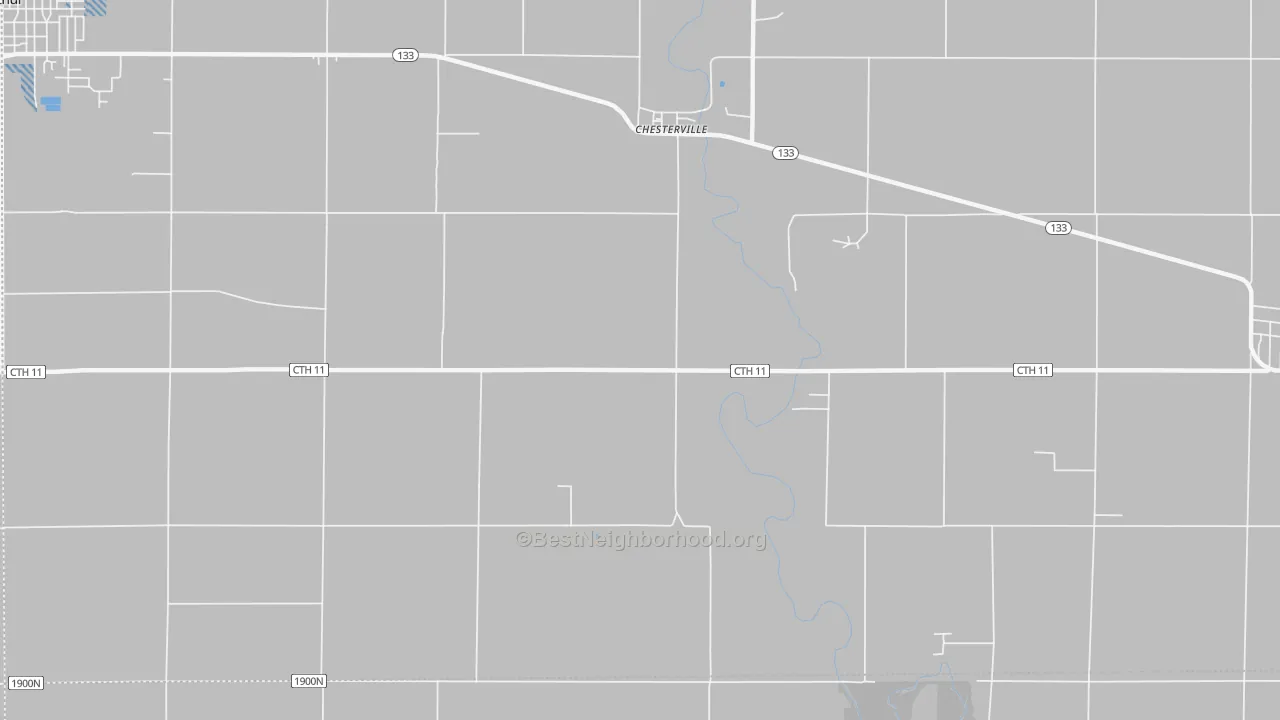 Transit Grade map of Chesterville, IL