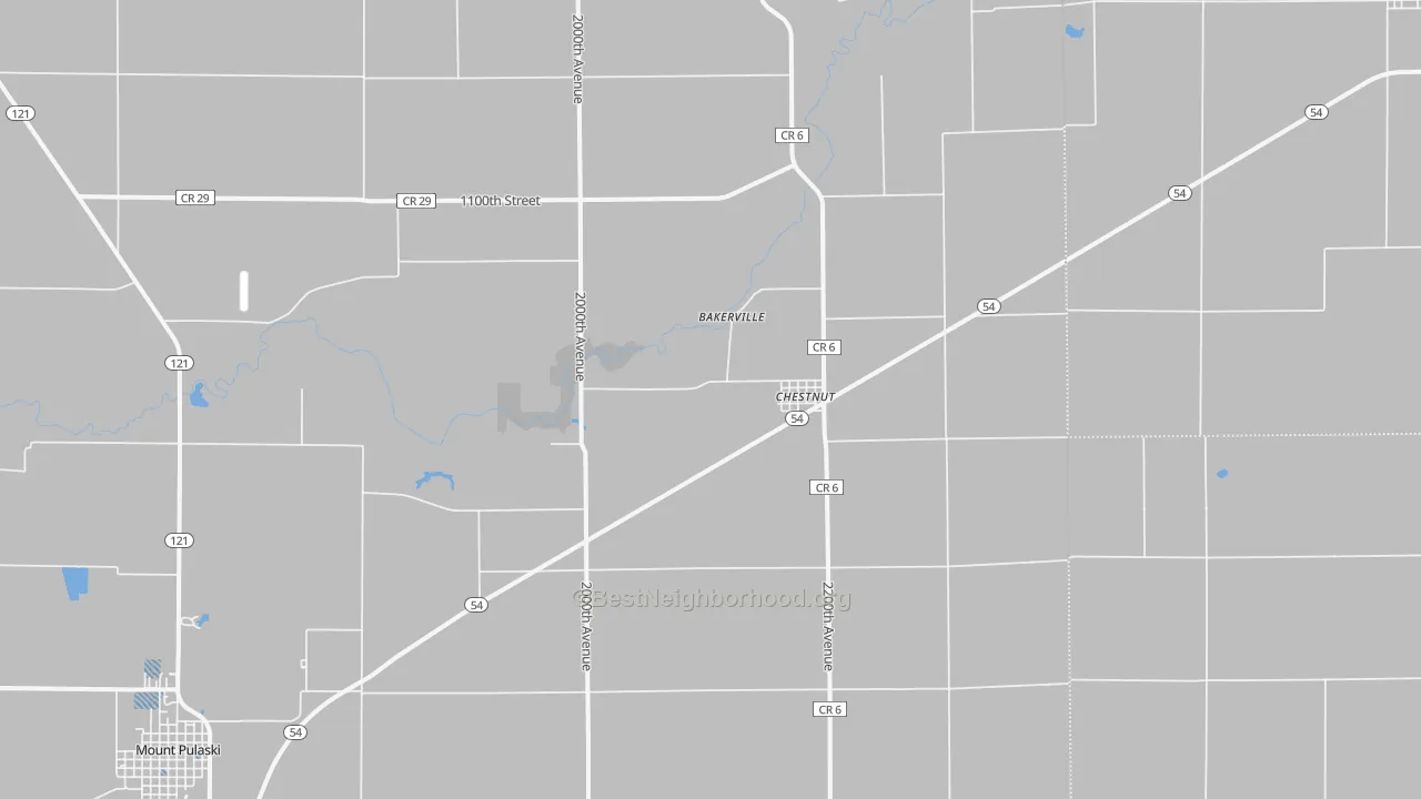 Transit Grade map of Chestnut, IL