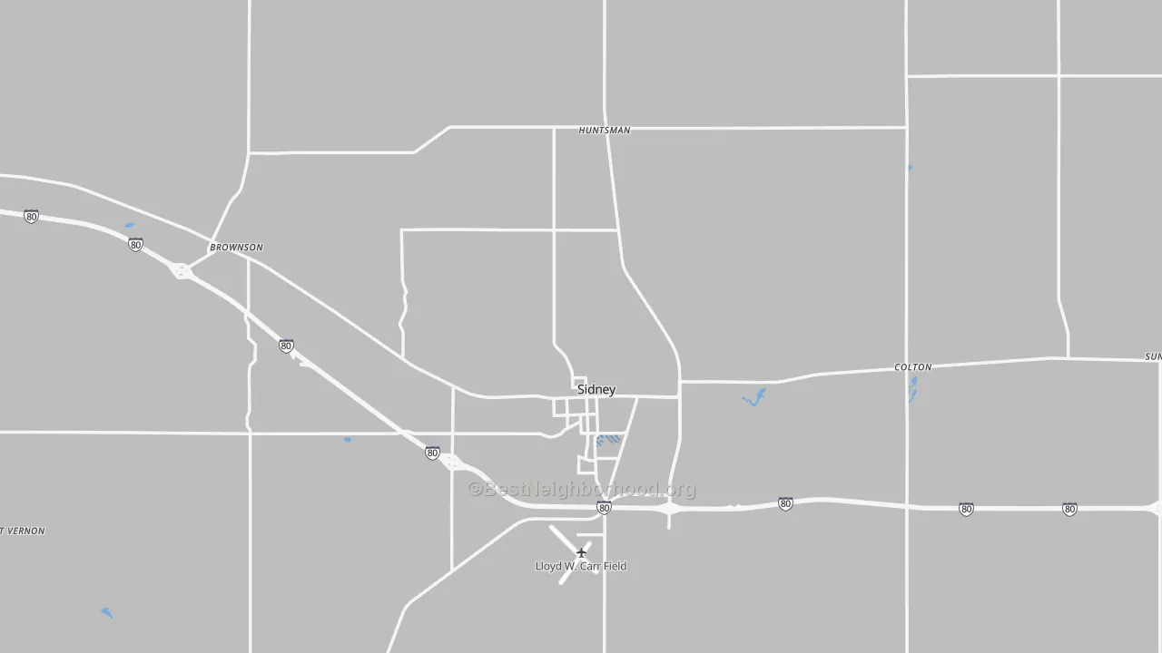 Transit Grade map of Cheyenne County, NE