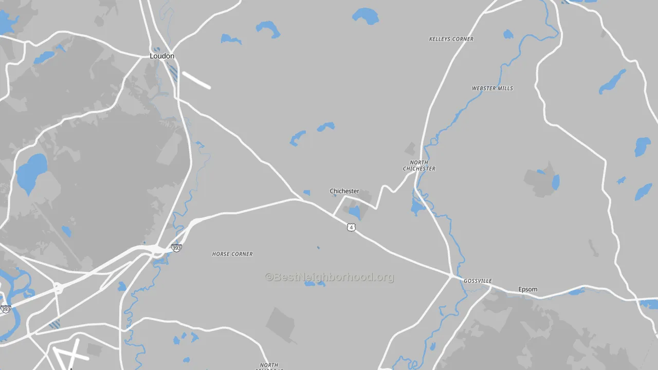 Transit Grade map of Chichester, NH