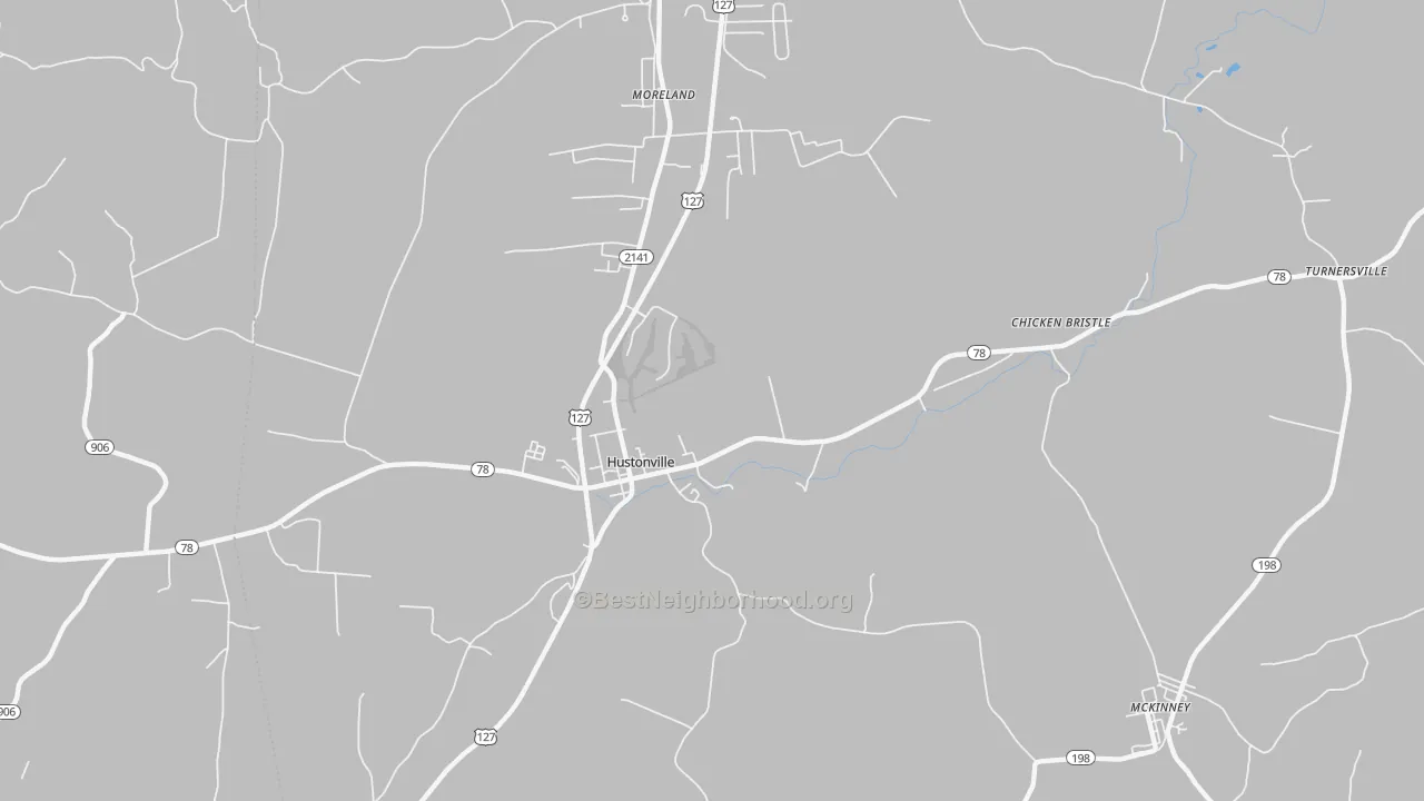 Transit Grade map of Chicken Bristle, KY