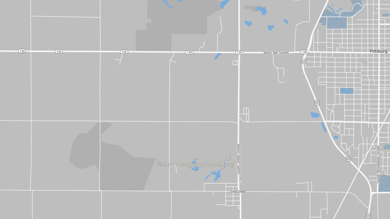 Transit Grade map of Chicopee, KS