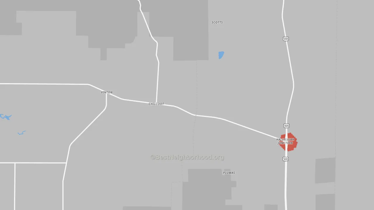 Transit Grade map of Chilcoot, CA