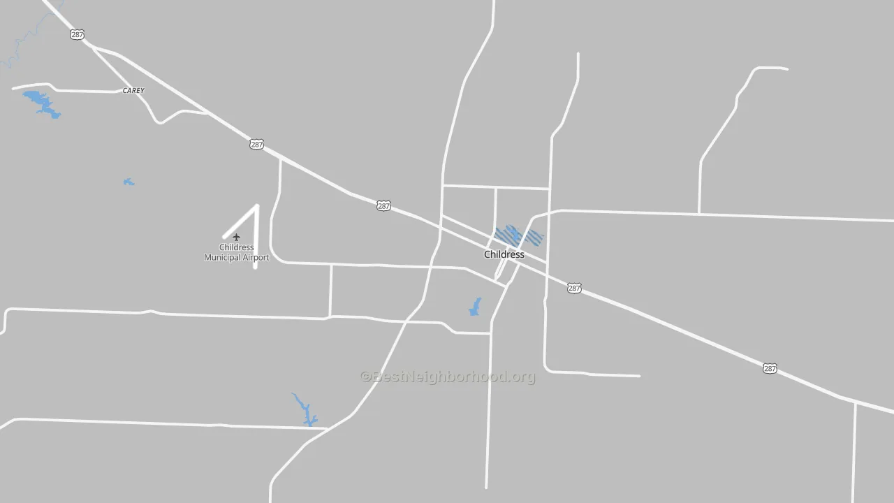 Transit Grade map of Childress County, TX
