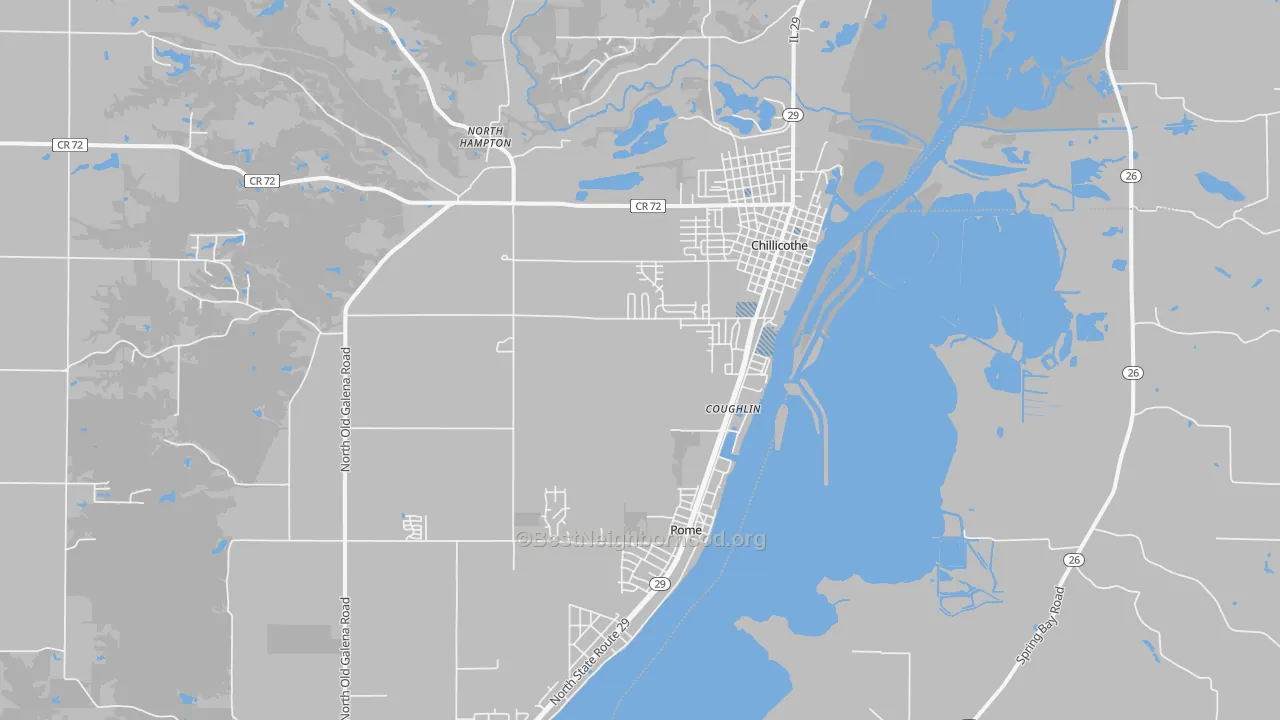 Transit Grade map of Chillicothe, IL