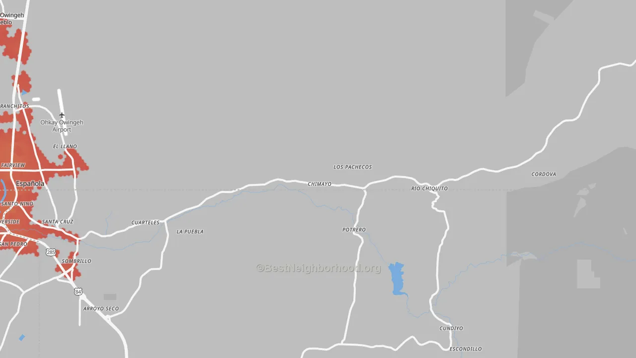 Transit Grade map of Chimayo, NM