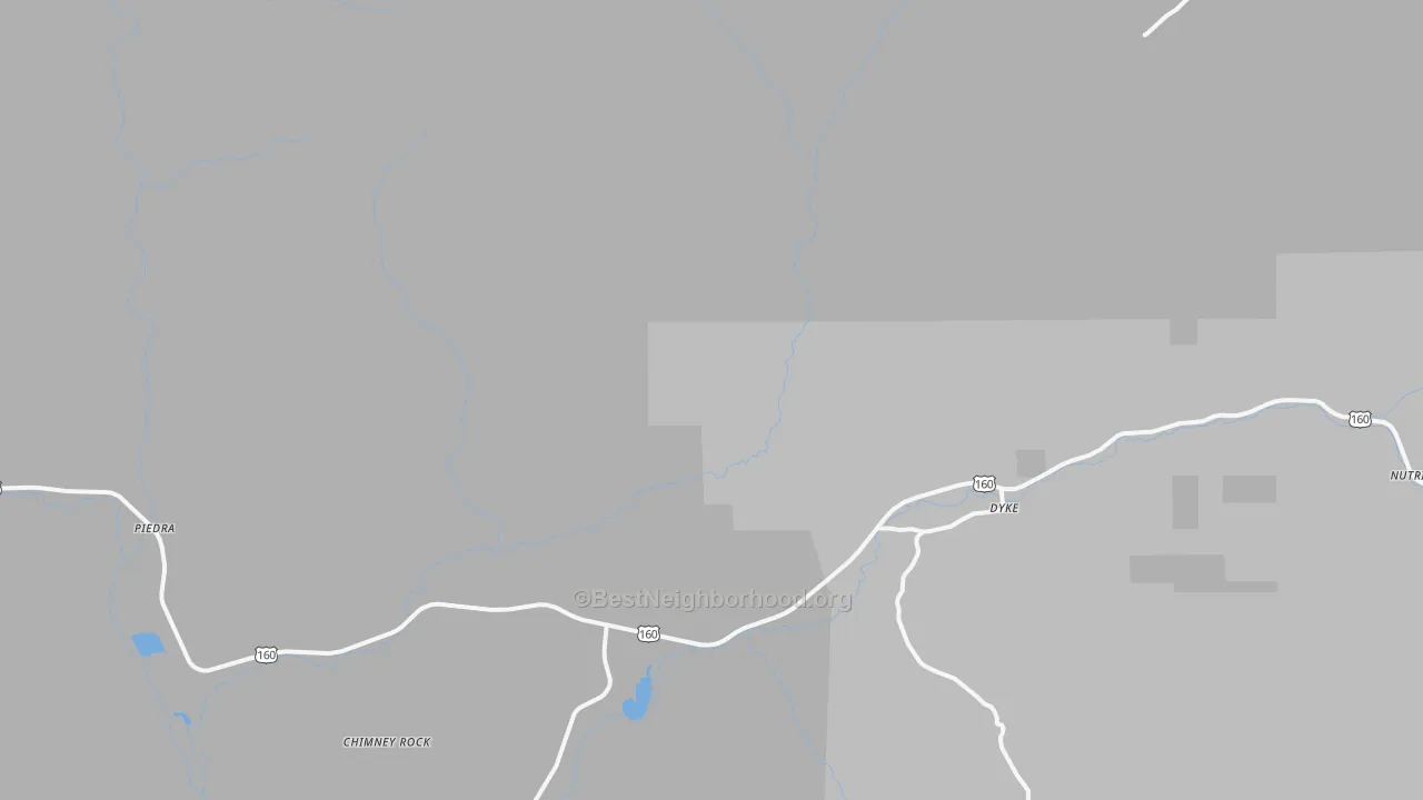 Transit Grade map of Chimney Rock, CO