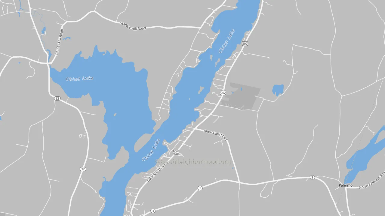 Transit Grade map of China, ME