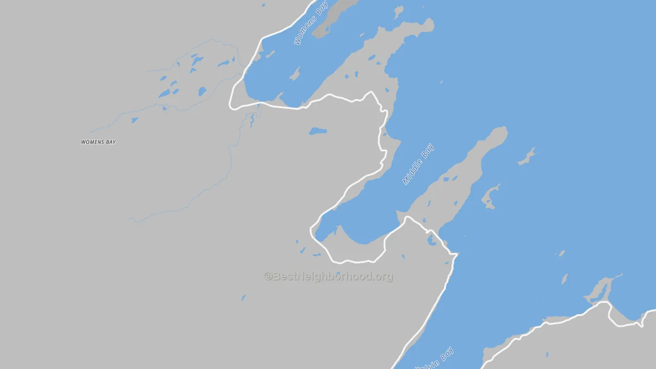 Transit Grade map of Chiniak, AK