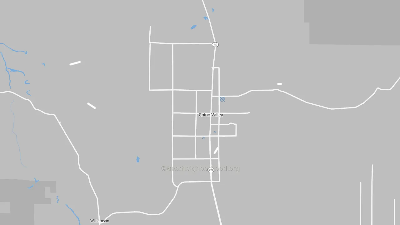 Transit Grade map of Chino Valley, AZ