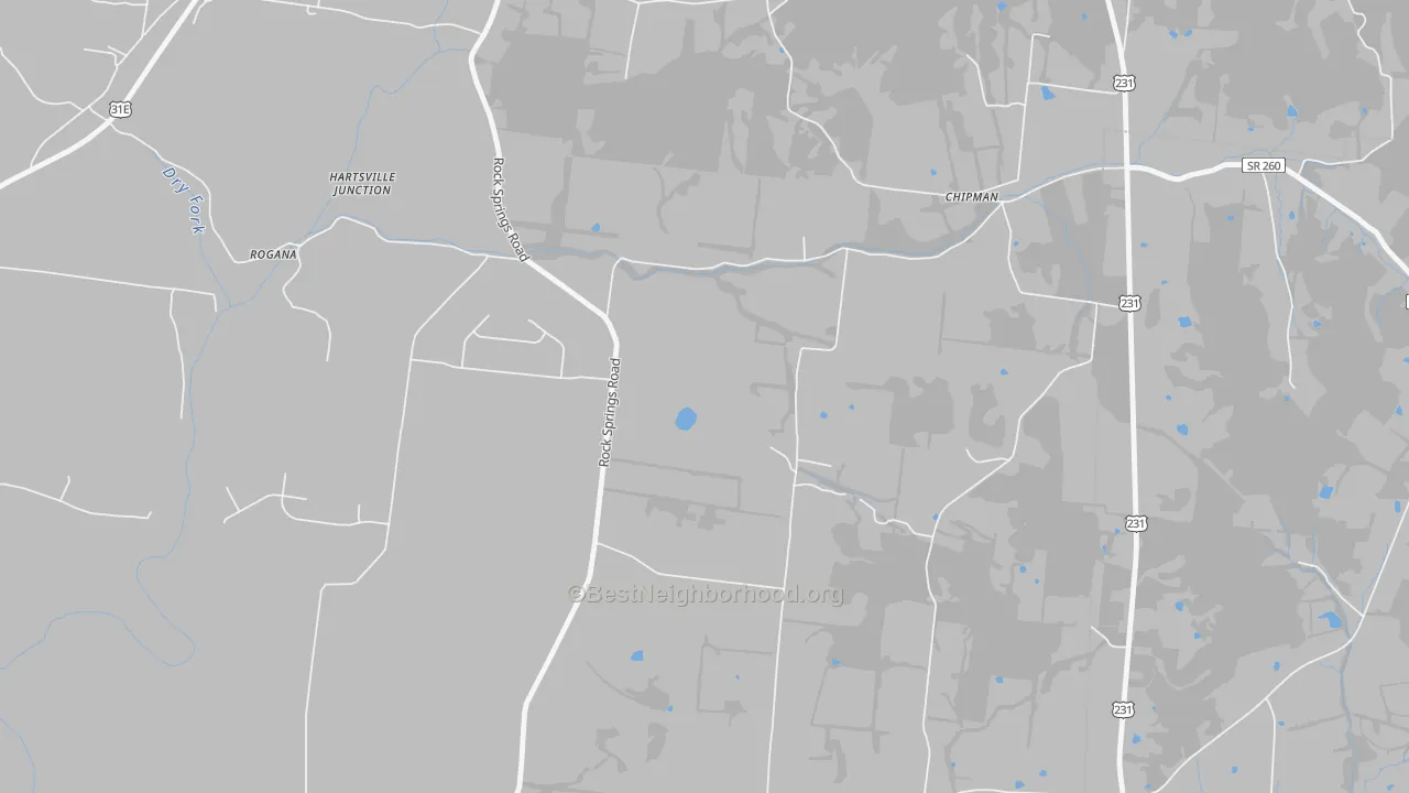 Transit Grade map of Chipman, TN