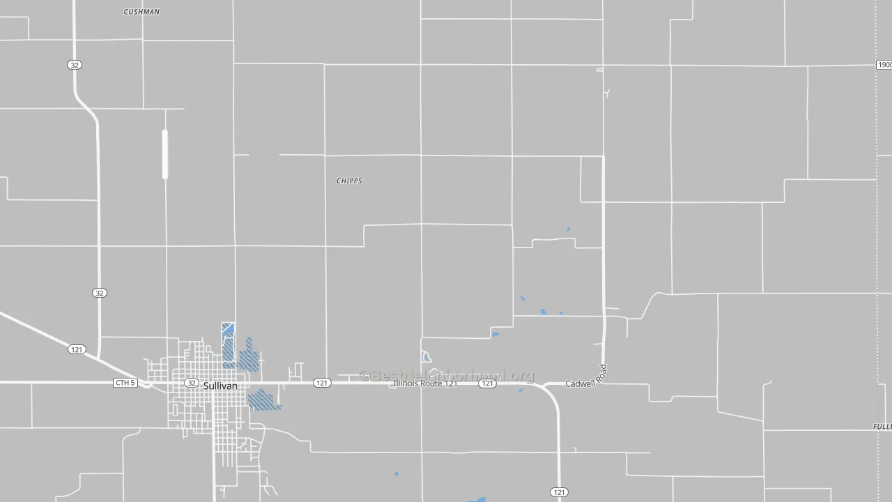 Transit Grade map of Chipps, IL