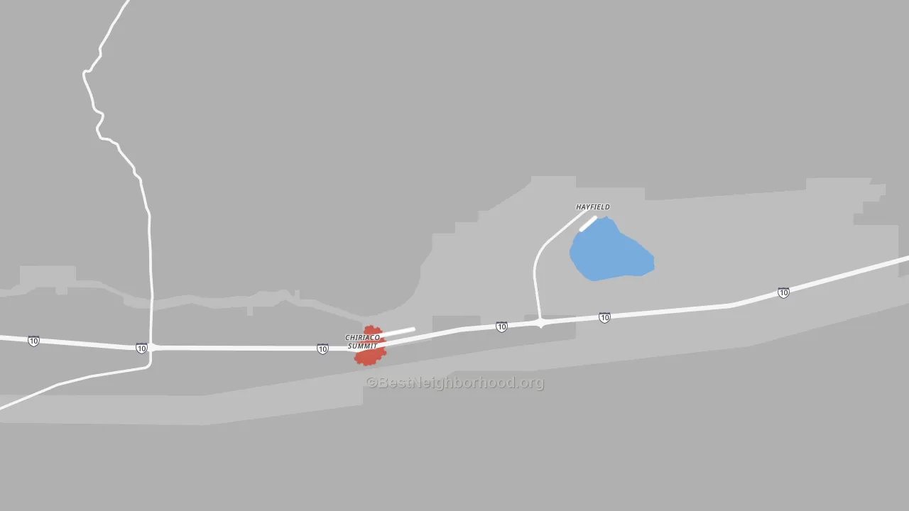 Transit Grade map of Chiriaco Summit, CA