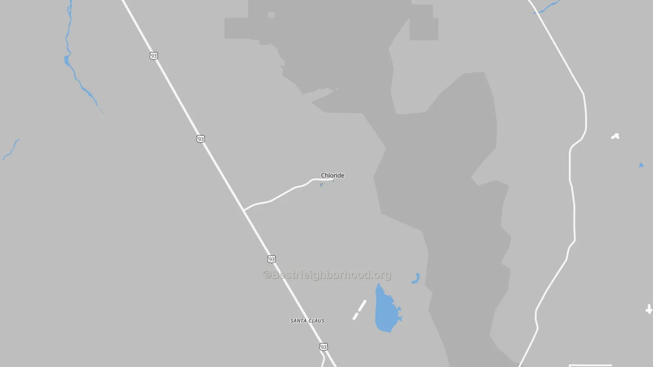 Transit Grade map of Chloride, AZ