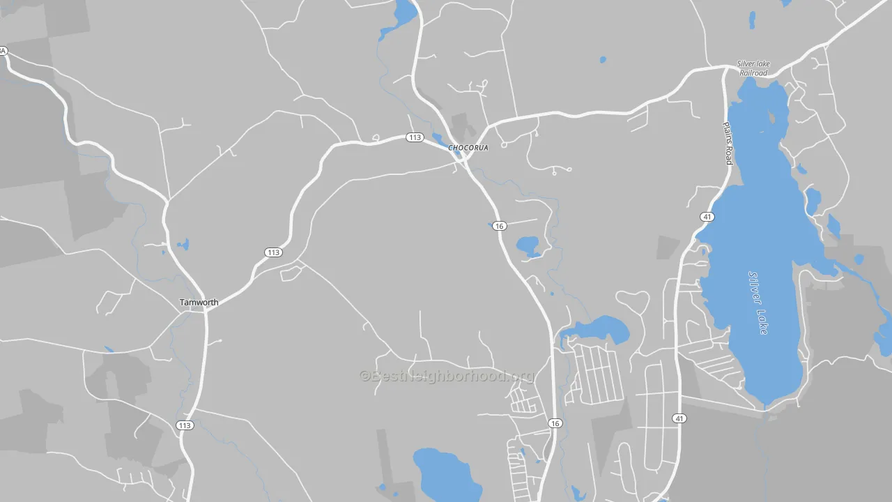 Transit Grade map of Chocorua, NH