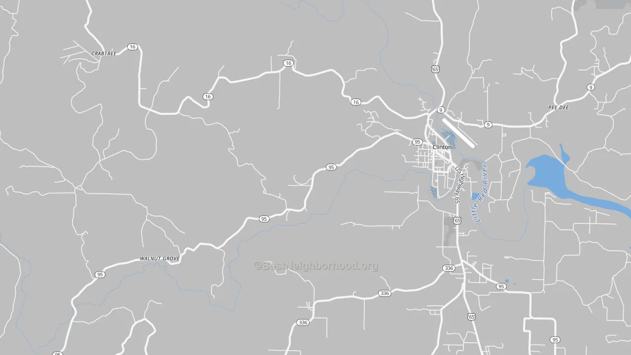 Transit Grade map of Choctaw, AR