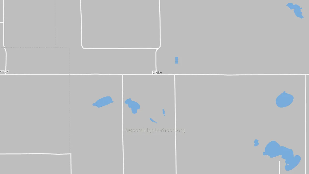 Transit Grade map of Chokio, MN